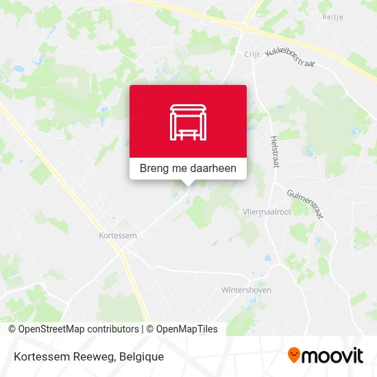 Kortessem Reeweg kaart