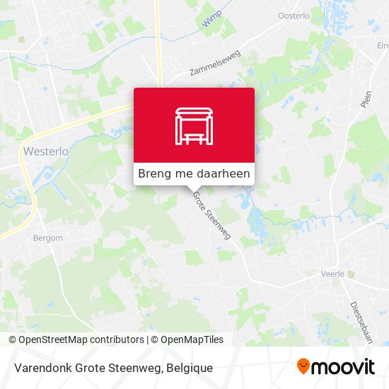 Varendonk Grote Steenweg kaart