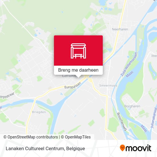 Lanaken Cultureel Centrum kaart