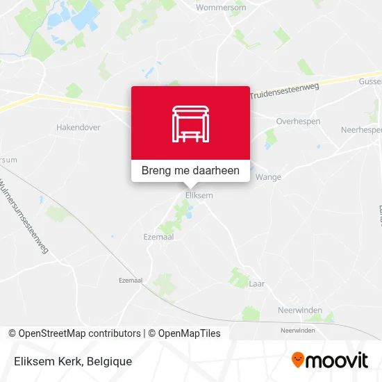 Eliksem Kerk kaart