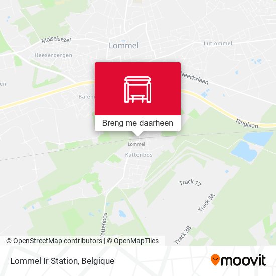 Lommel Ir Station kaart