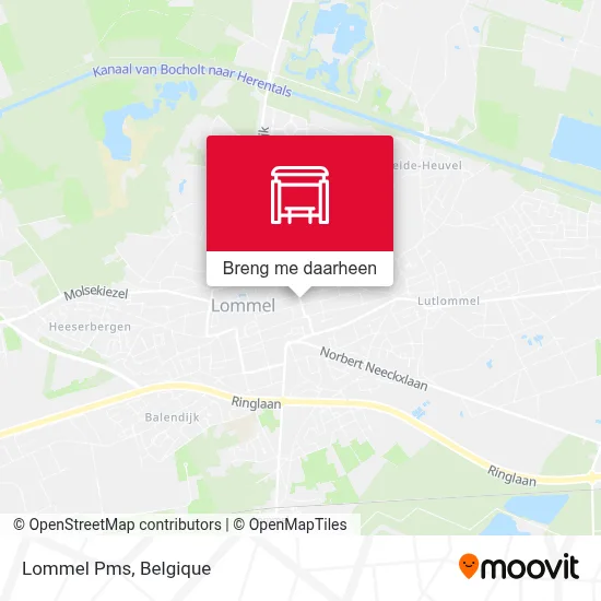 Lommel Pms kaart