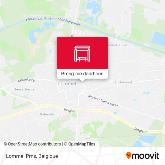 Lommel Pms kaart
