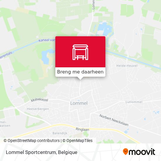 Lommel Sportcentrum kaart