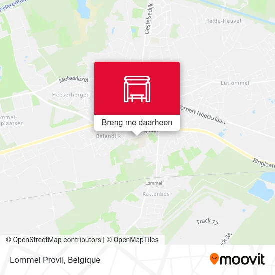 Lommel Provil kaart