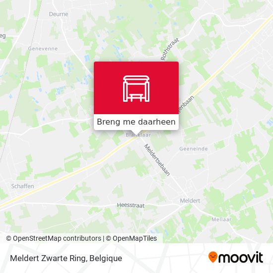 Meldert Zwarte Ring kaart