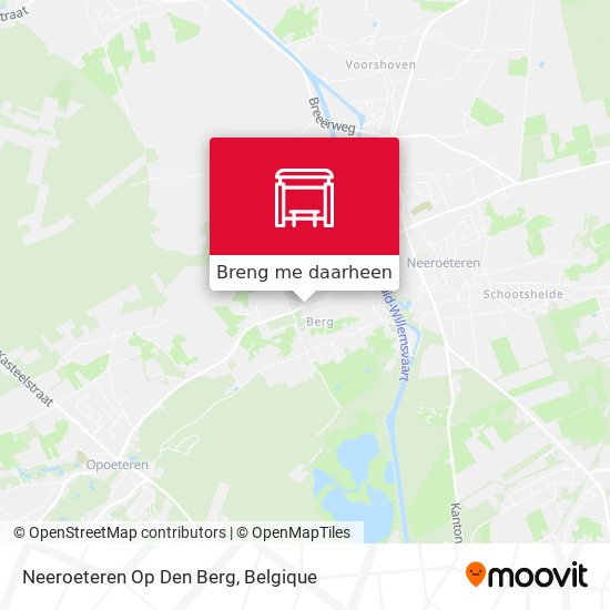 Neeroeteren Op Den Berg kaart