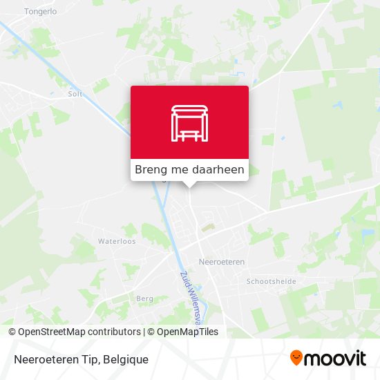 Neeroeteren Tip kaart