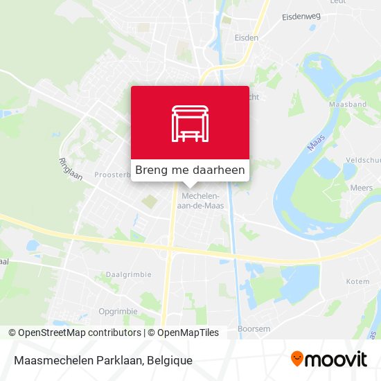 Maasmechelen Parklaan kaart