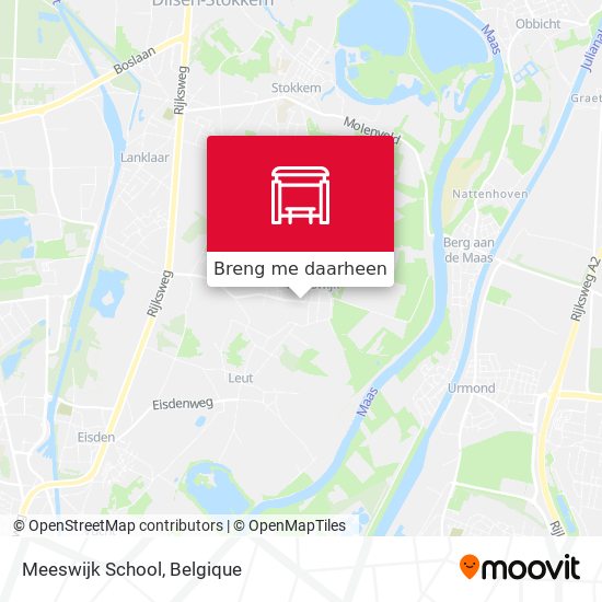 Meeswijk School kaart
