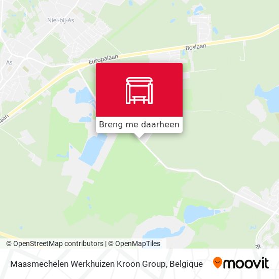 Maasmechelen Werkhuizen Kroon Group kaart