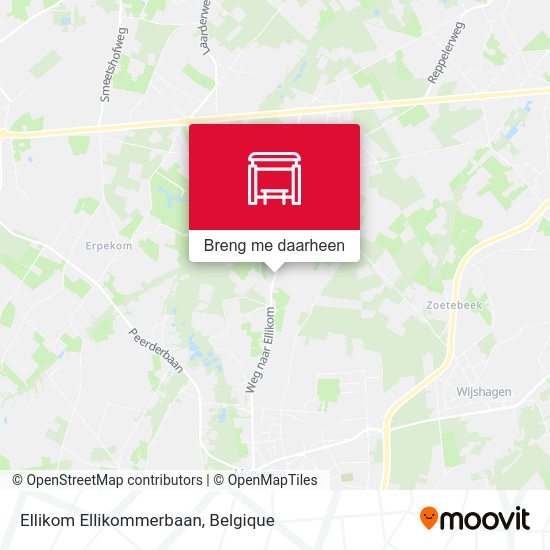 Ellikom Ellikommerbaan kaart