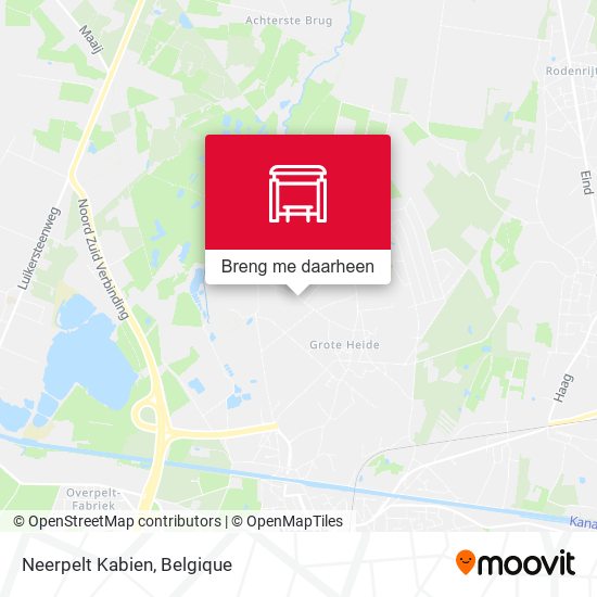 Neerpelt Kabien kaart