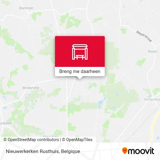 Nieuwerkerken Rusthuis kaart