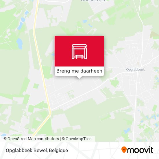 Opglabbeek Bewel kaart