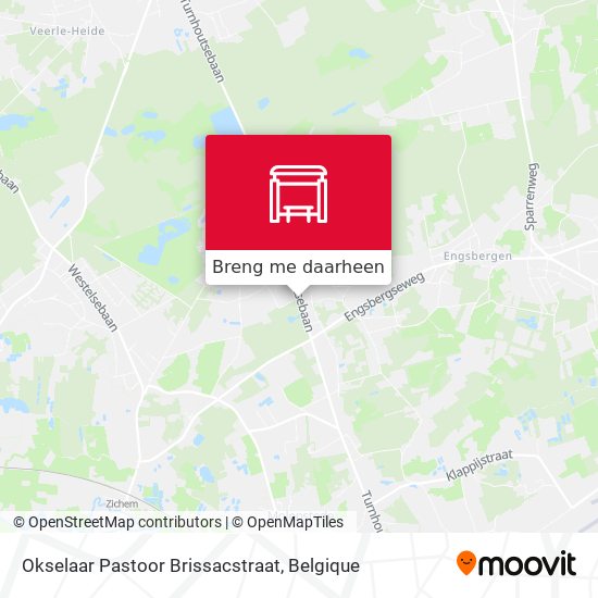 Okselaar Pastoor Brissacstraat kaart