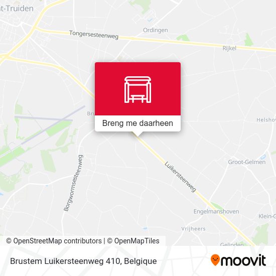 Brustem Luikersteenweg 410 kaart