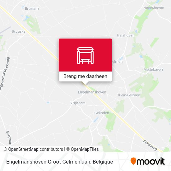 Engelmanshoven Groot-Gelmenlaan kaart