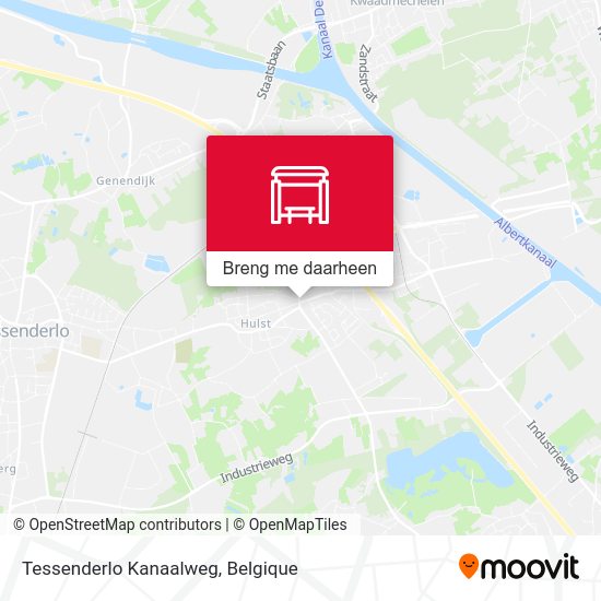 Tessenderlo Kanaalweg kaart