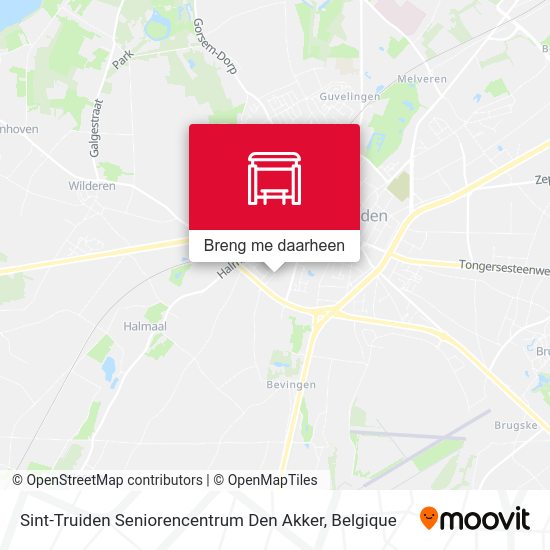 Sint-Truiden Seniorencentrum Den Akker kaart