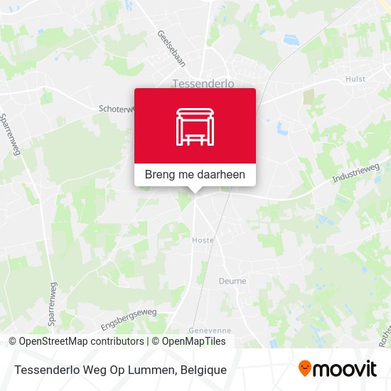 Tessenderlo Weg Op Lummen kaart