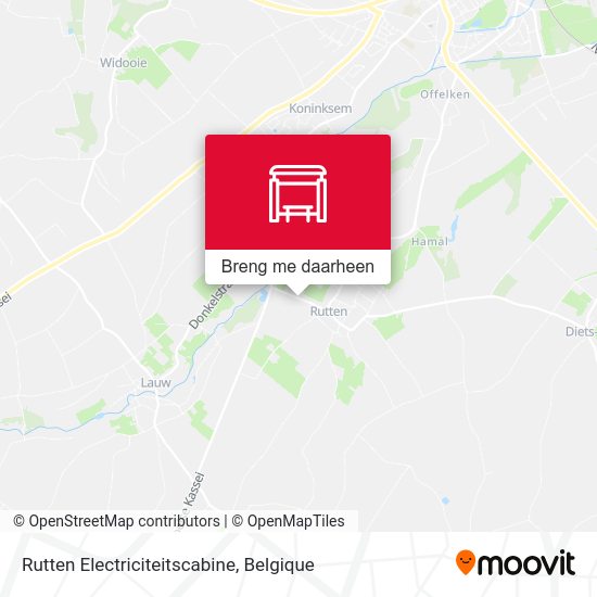 Rutten Electriciteitscabine kaart