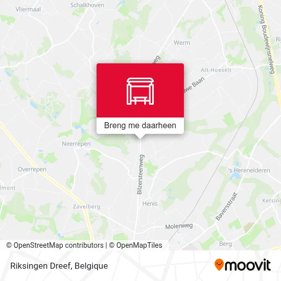 Riksingen Dreef kaart