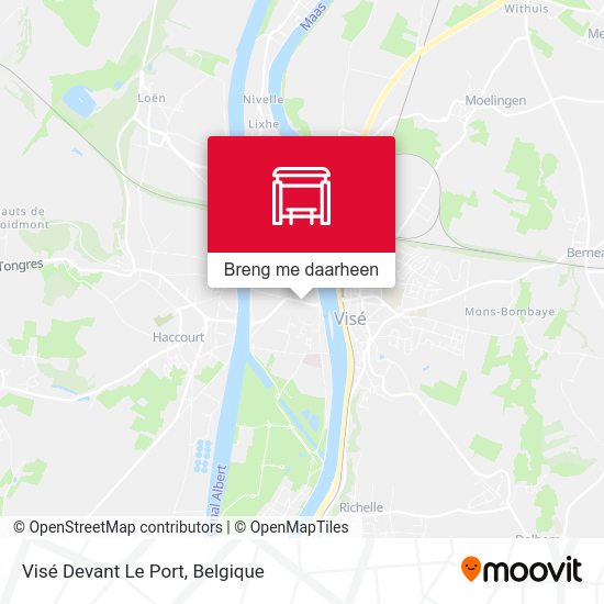 Visé Devant Le Port kaart