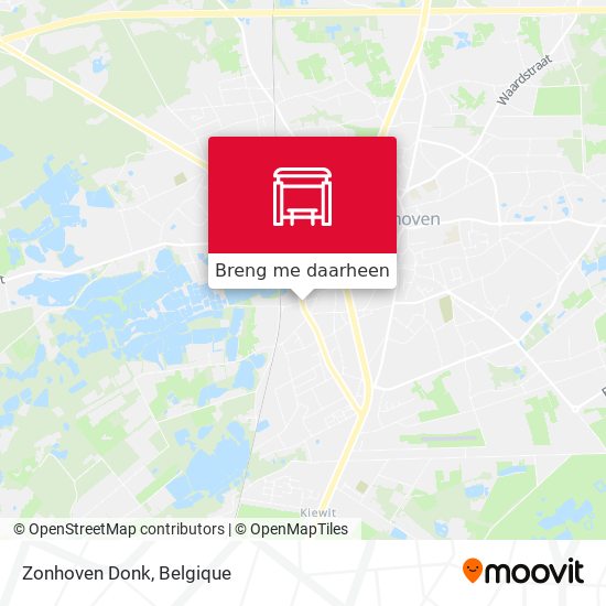 Zonhoven Donk kaart