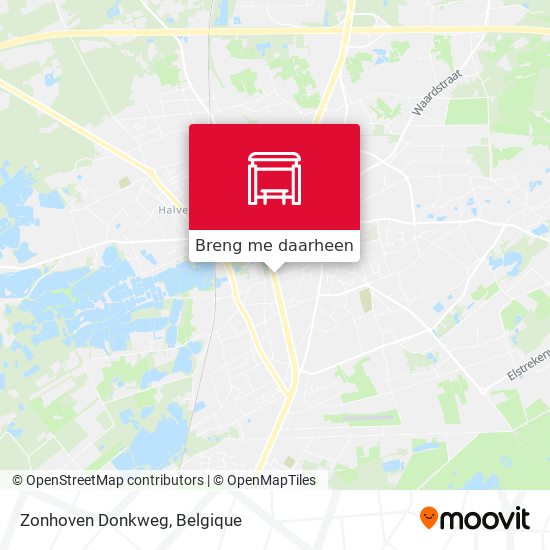 Zonhoven Donkweg kaart