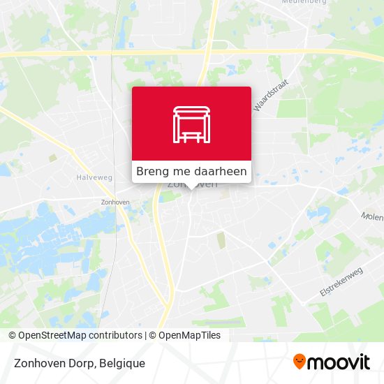 Zonhoven Dorp kaart