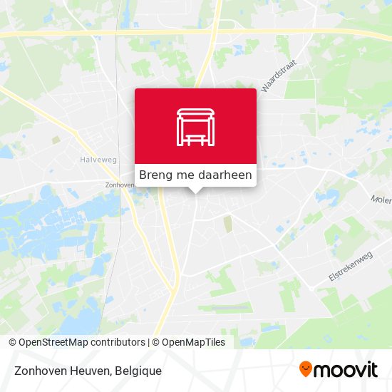 Zonhoven Heuven kaart