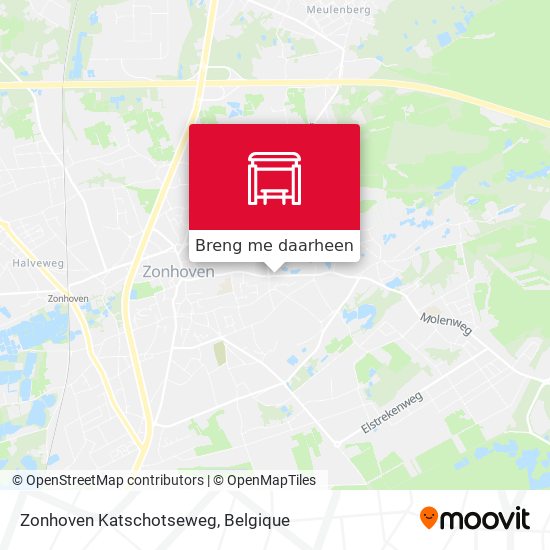 Zonhoven Katschotseweg kaart