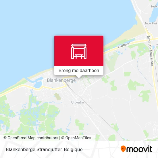 Blankenberge Strandjutter kaart