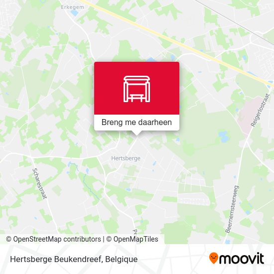 Hertsberge Beukendreef kaart
