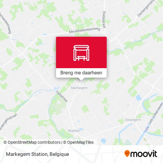 Markegem Station kaart