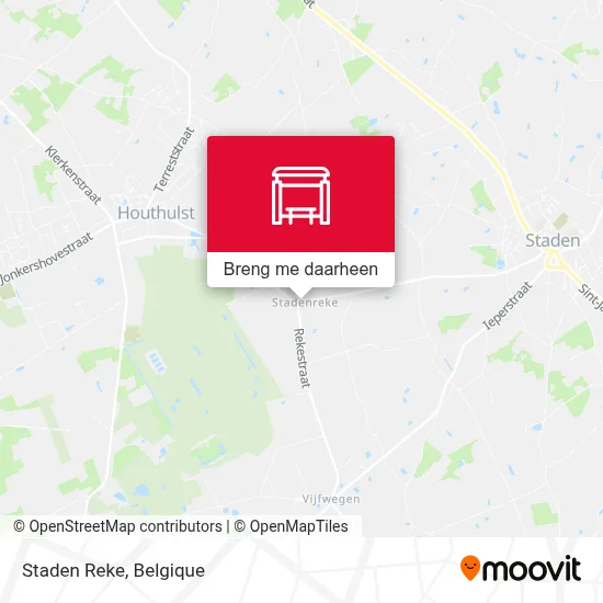 Staden Reke kaart