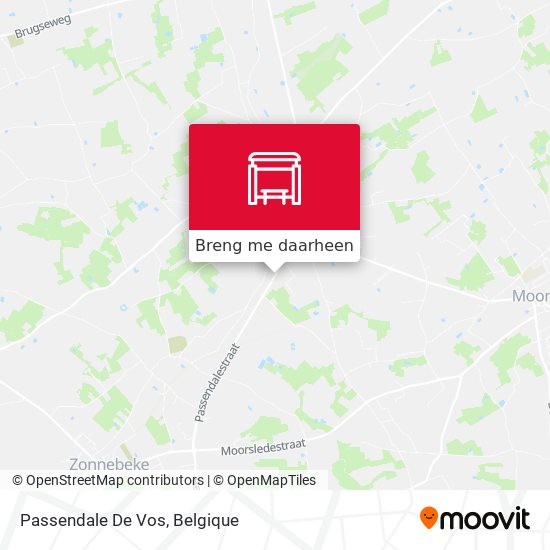 Passendale De Vos kaart