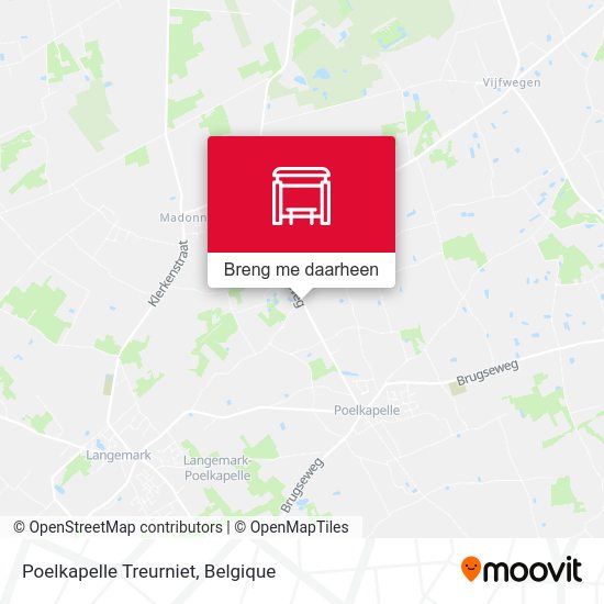 Poelkapelle Treurniet kaart