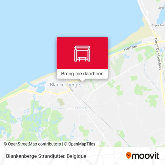 Blankenberge Strandjutter kaart