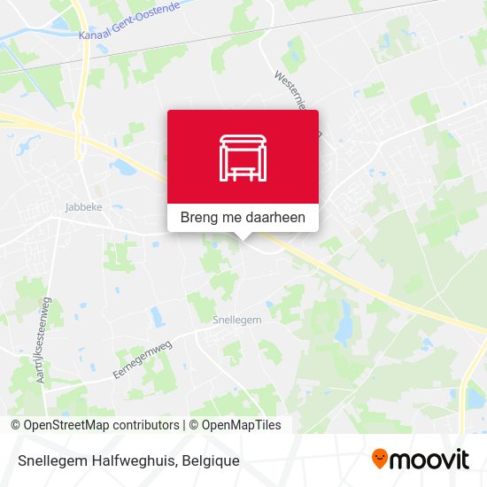Snellegem Halfweghuis kaart