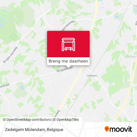 Zedelgem Molendam kaart