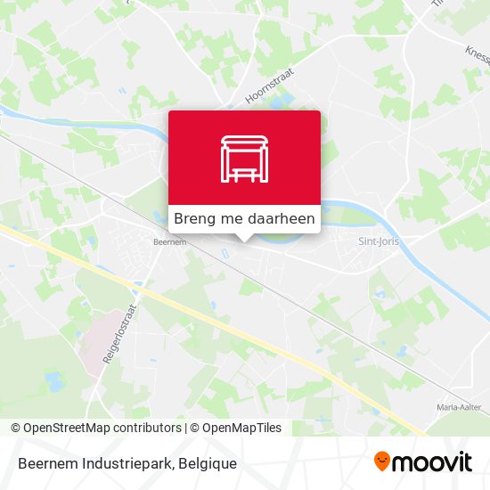 Beernem Industriepark kaart