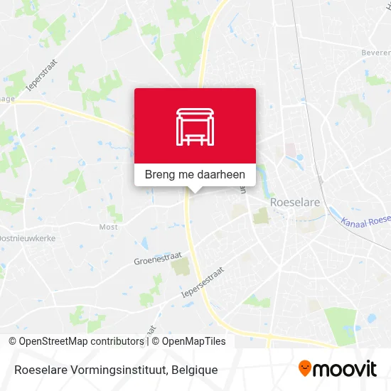Roeselare Vormingsinstituut kaart