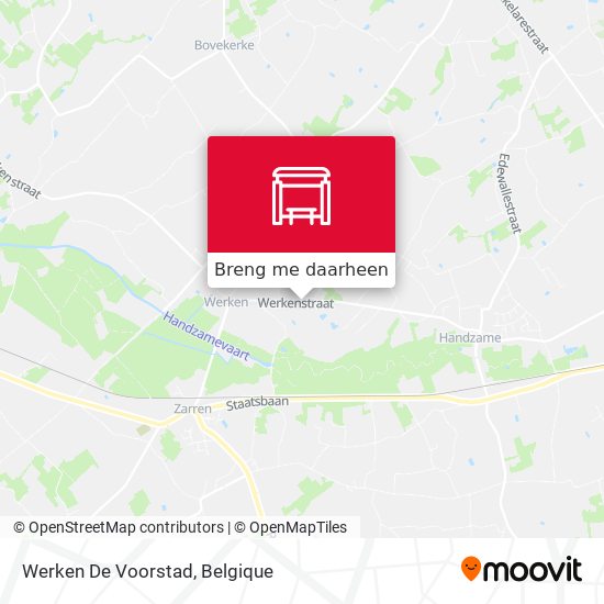 Werken De Voorstad kaart