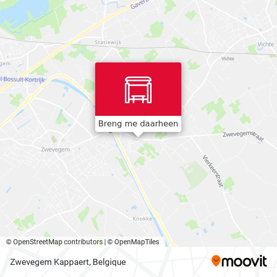 Zwevegem Kappaert kaart