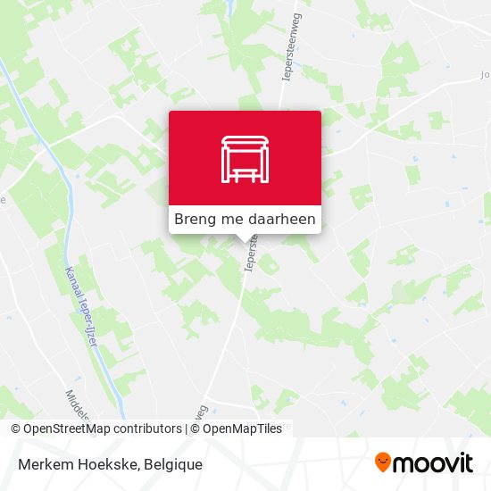 Merkem Hoekske kaart