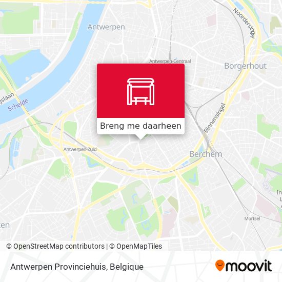 Antwerpen Provinciehuis kaart