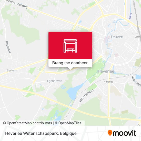Heverlee Wetenschapspark kaart