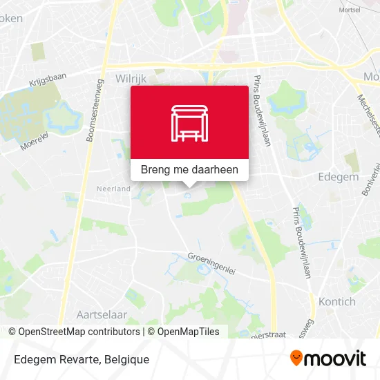 Edegem Revarte kaart